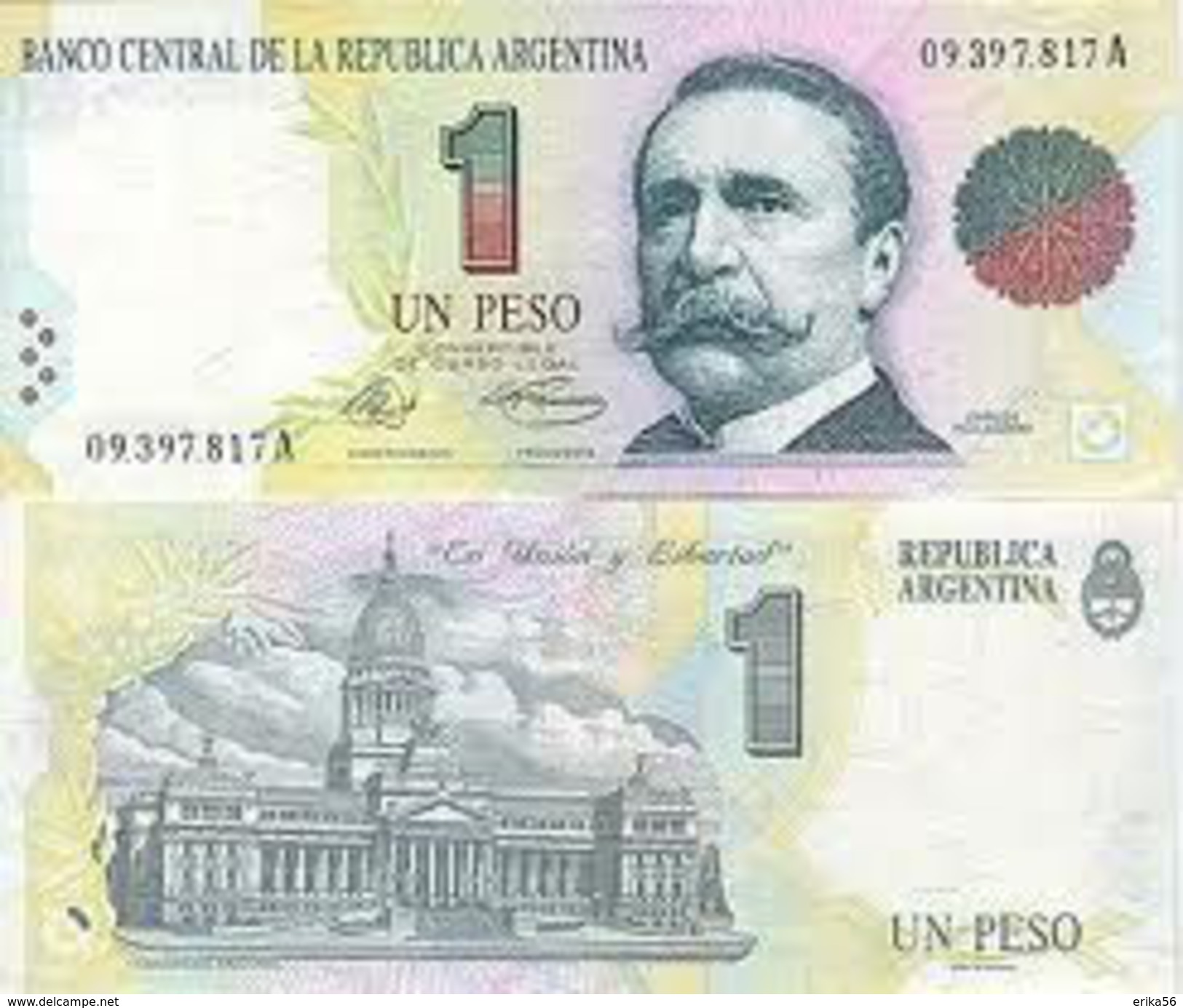 Billet Banque Argentine - 1 Peso - Argentine