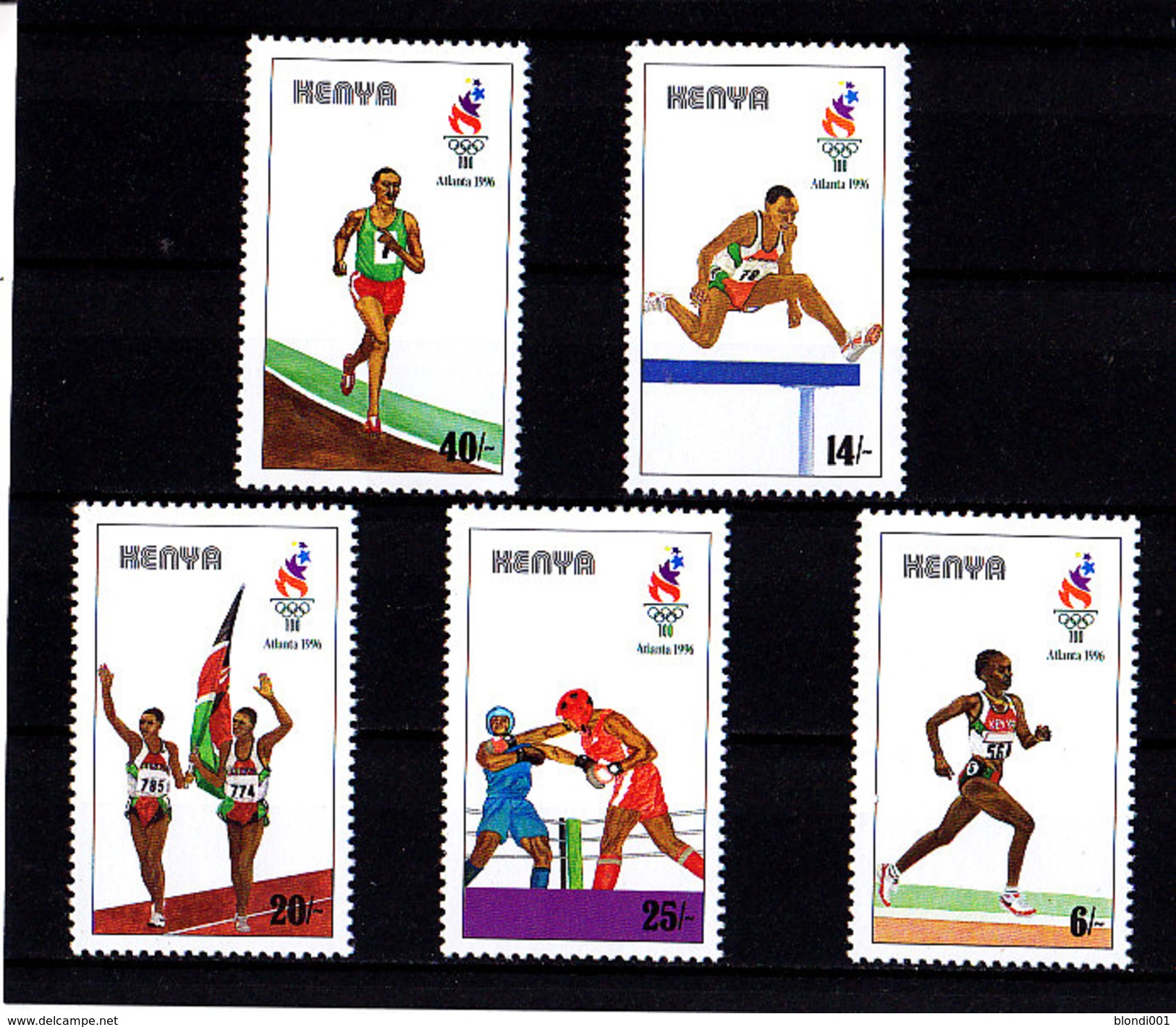 Olympics 1996 - Boxing - KENYA - Set MNH - Sommer 1996: Atlanta