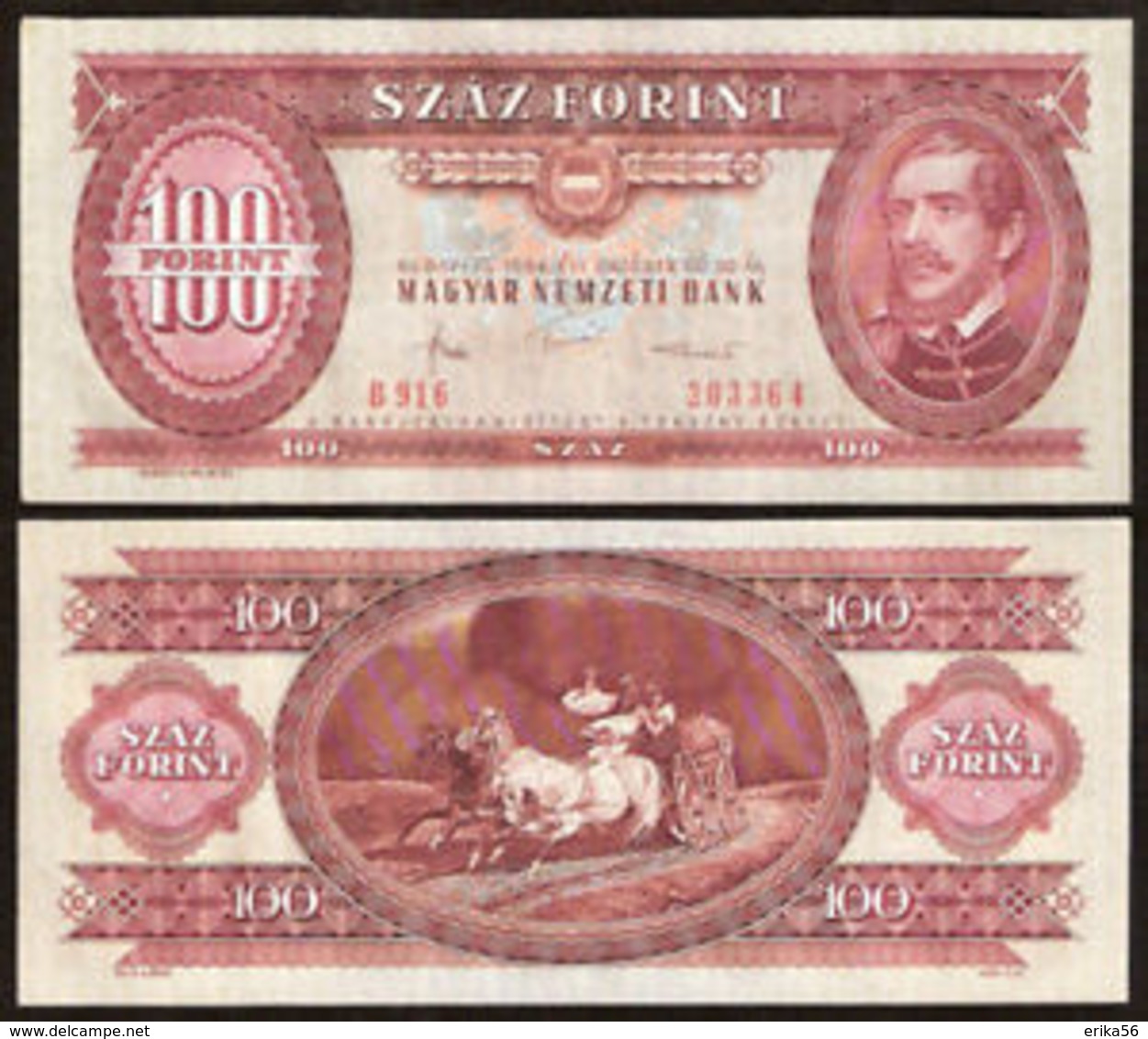 Billet  Hongrie 100 Forint - Hungary