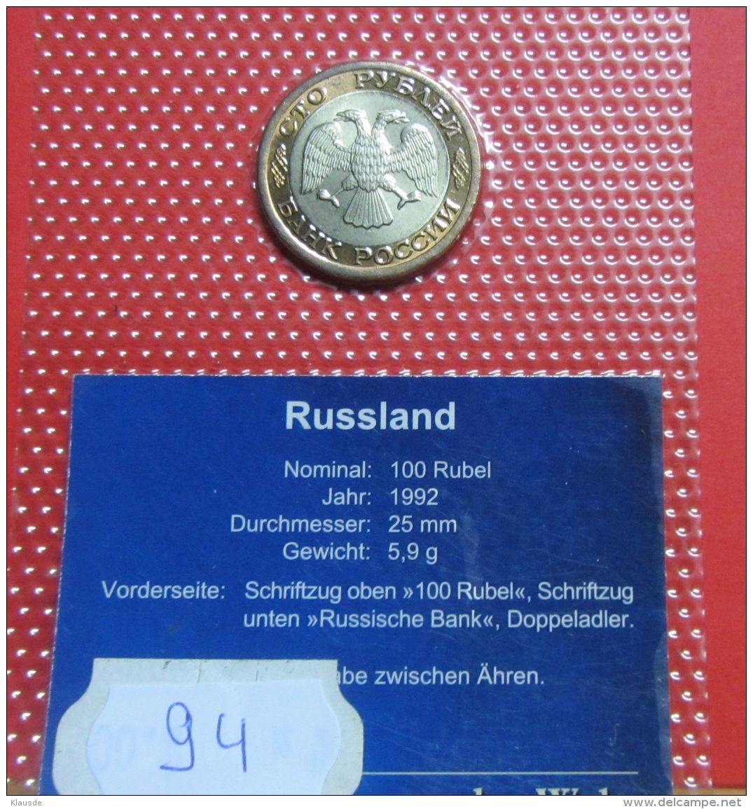 Rußland 100 Rubel 1992 - Russland