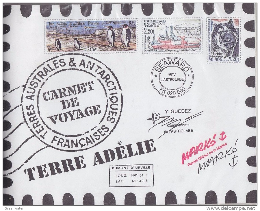 TAAF 2001 Carnet De Voyage ** Mnh (F5769) - Cuadernillos/libretas