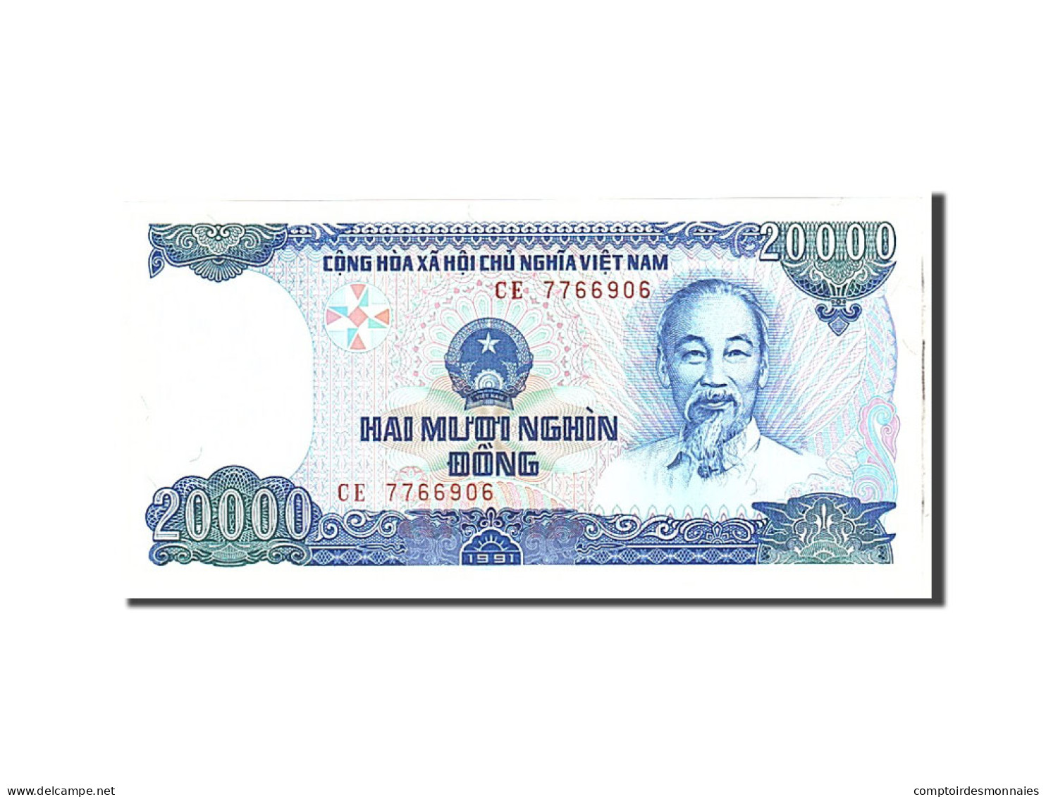 Billet, Viet Nam, 20,000 D<ox>ng, 1991, Undated, KM:110a, NEUF - Vietnam