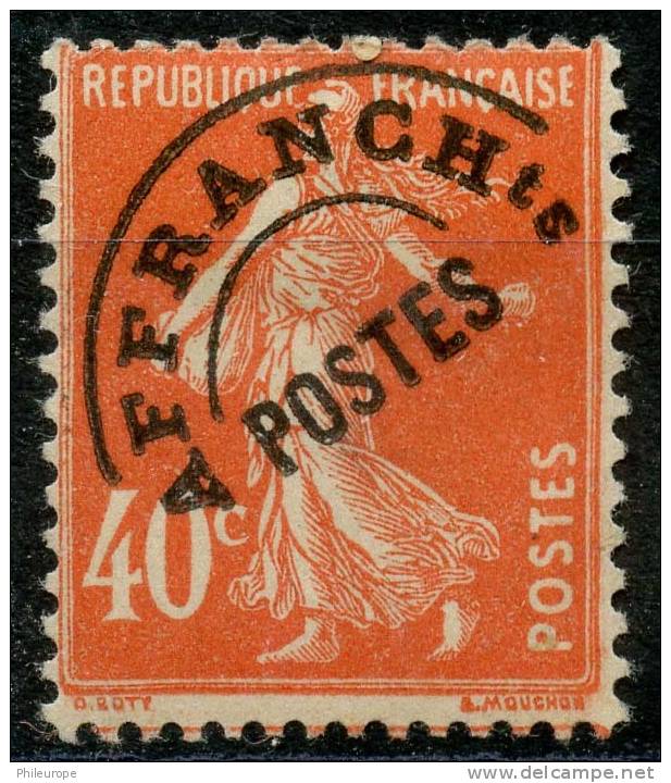 France Préos (1922) N 64 * (charniere) - 1893-1947