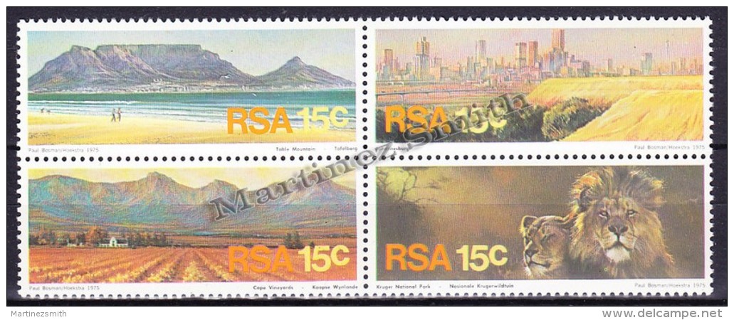 South Africa - Afrique Du Sud - Africa Sur  1975 Yvert 393 - 396 Tourism - MNH - Neufs