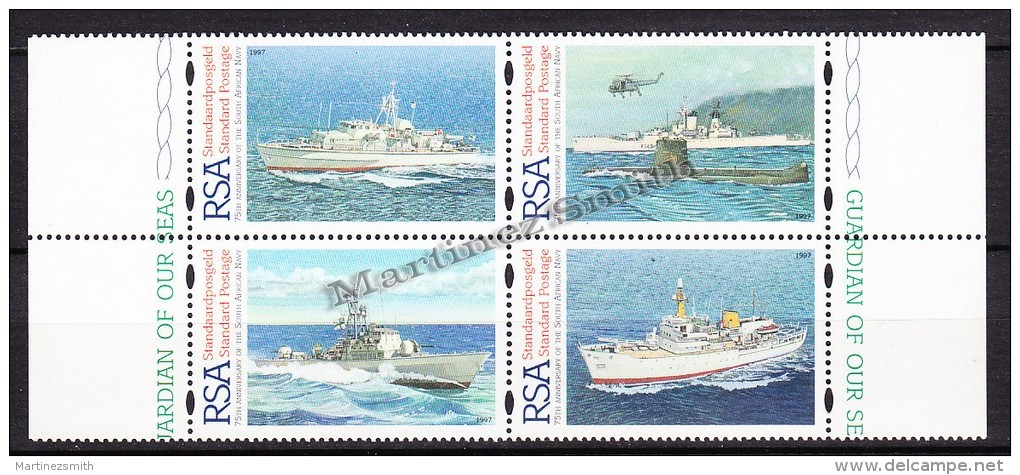 South Africa - Afrique Du Sud - Africa Sur  1997 Yvert 957 - 60, 75th Anniversary South African Marine - MNH - Ungebraucht