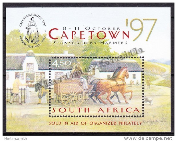 South Africa - Afrique Du Sud - Africa Sur 1997 Yvert  BF 59, Cape Town 97 Exhibition - Miniature Sheetlet - MNH - Nuevos