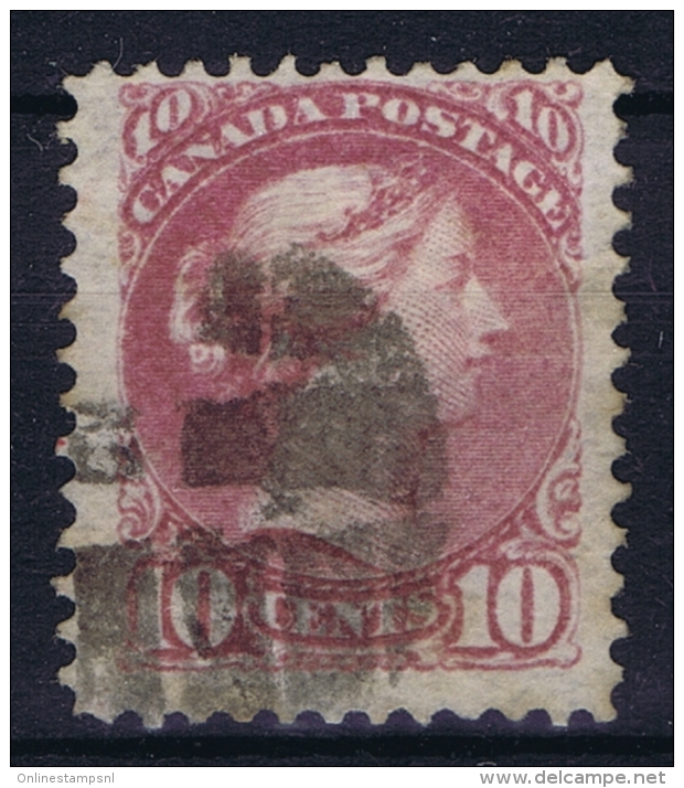 Canada: 1888  SG Nr 89  Used Lilac Pink - Gebruikt