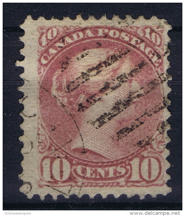 Canada: 1888  SG Nr 89  Used Lilac Pink - Gebraucht