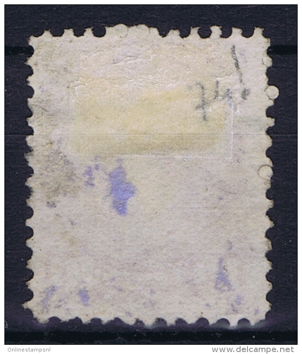 Canada: 1874  SG Nr 99  Used Thick Paper Very Pale Lilac Magneta - Oblitérés