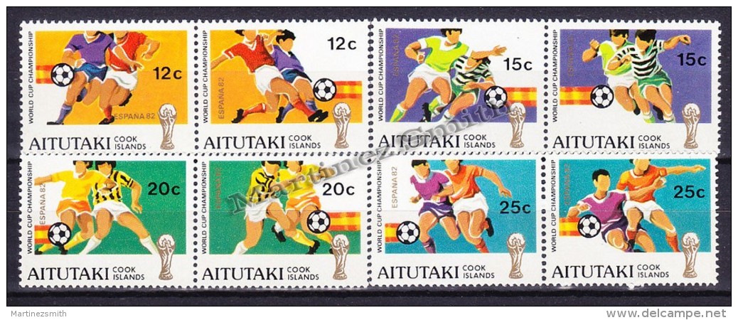 Aitutaki 1981 Yvert  318 - 25 - FIFA World Cup Spain 1982 - MNH - Aitutaki