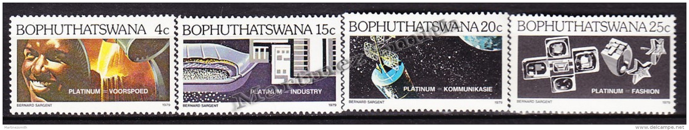 South Africa - Afrique Du Sud - Bophuthatswana 1979 Yvert 47 - 50, Platinum Exploitation - MNH - Ongebruikt