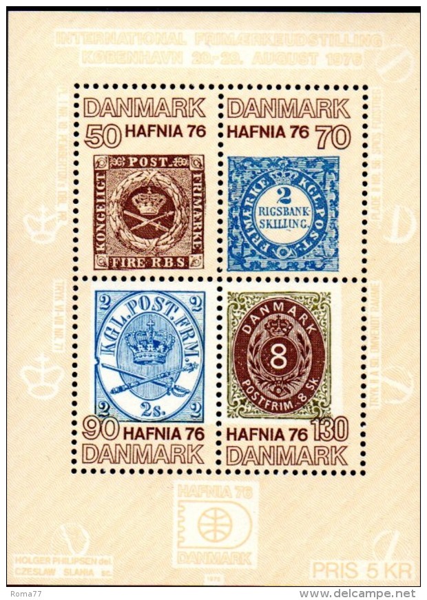 BF39 - DANIMARCA 1975 , Hafnia    ***  MNH - Blocks & Sheetlets