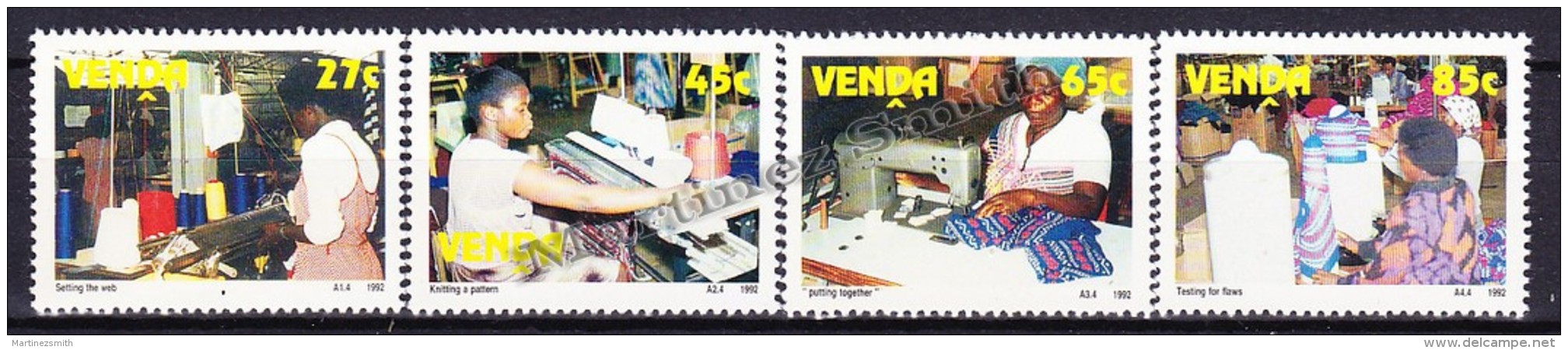 South Africa - Afrique Du Sud - Venda 1992 Yvert  233 - 36, Industrial Production - MNH - Nuevos