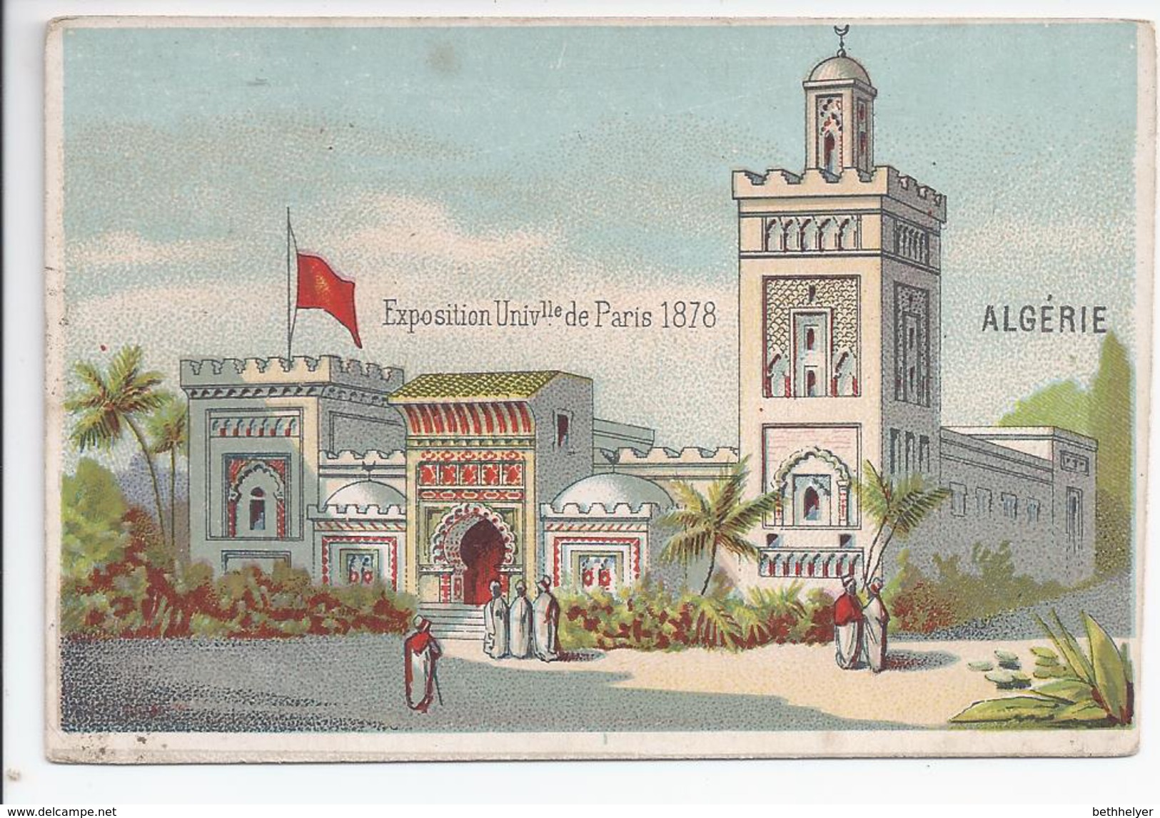 Chromo Exposition Universelle De Paris 1878 - Algerie - R5035 - Other & Unclassified