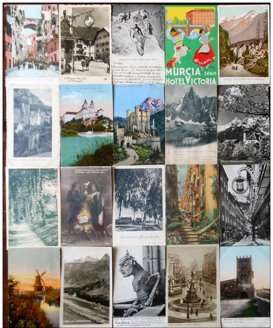 SUPER LOT de 525 CARTES POSTALES * ETRANGER * - VOIR la DESCRIPTION et quelques IMAGES  (11)