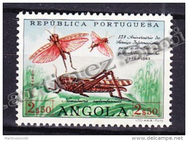 Africa - Afrique - Angola 1963 Yvert 466, 15th Anniversary Of The International Fight Against The Red Grasshopper - MNH - Angola