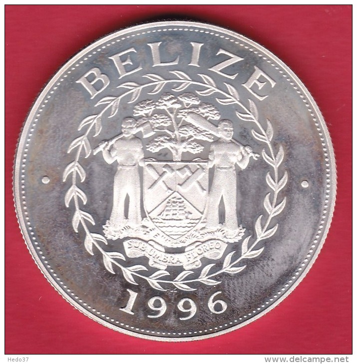 Belize - 10 $ Argent 1996 - FDC - Belize