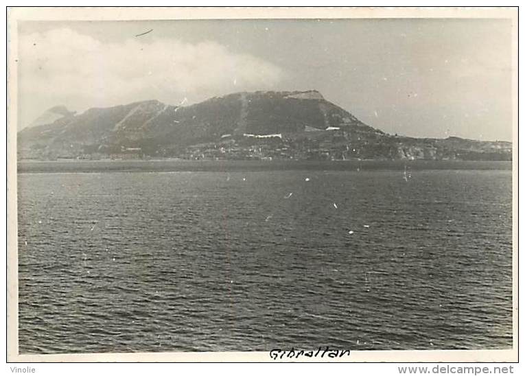 PIE-16 -1234 :  PHOTO DE VOYAGE FORMAT ENVIRON 9 X 12.5 CM DETROIT DE GIBRALTAR - Gibraltar