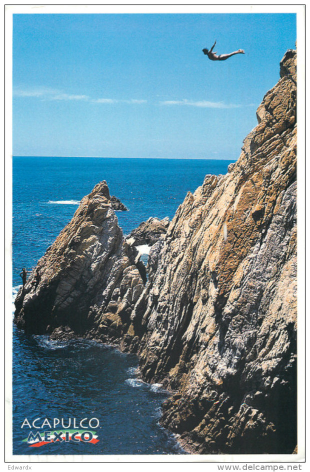Acapulco, Mexico Postcard Posted 2005 Stamp - Mexique