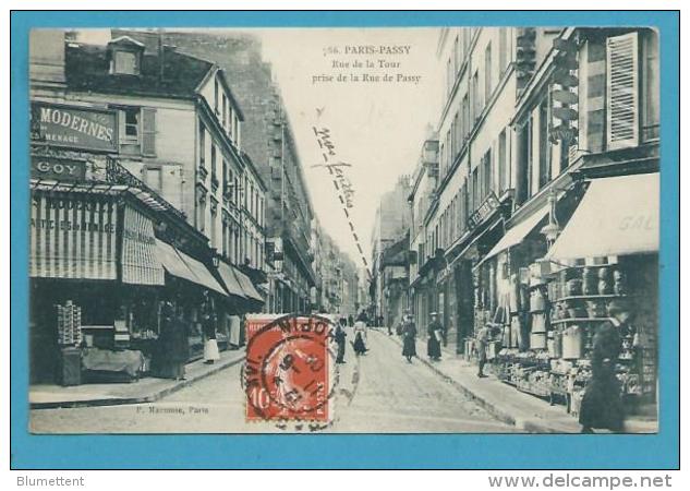 CPA 786 - Rue De La Tour Prise De La Rue De Passy PARIS-PASSY (XVIème) édition P. MARMUSE - Distretto: 16