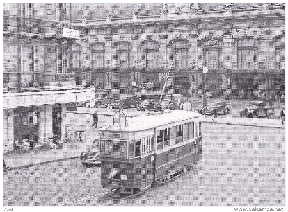 ACACF 120T - Ancien Tramway Devant La Gare De Bordeaux-Saint-Jean (33) - - Tramways