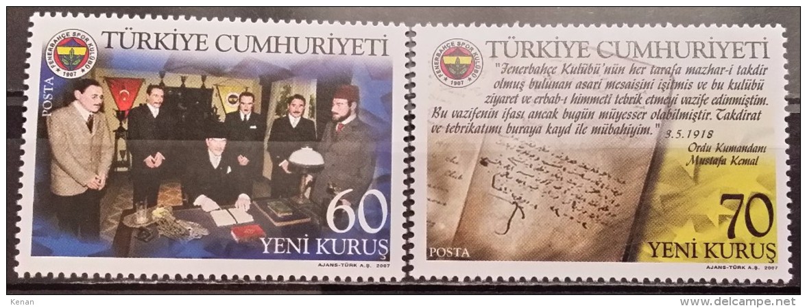 Turkey, 2007, Mi: 3570/71 (MNH) - Neufs