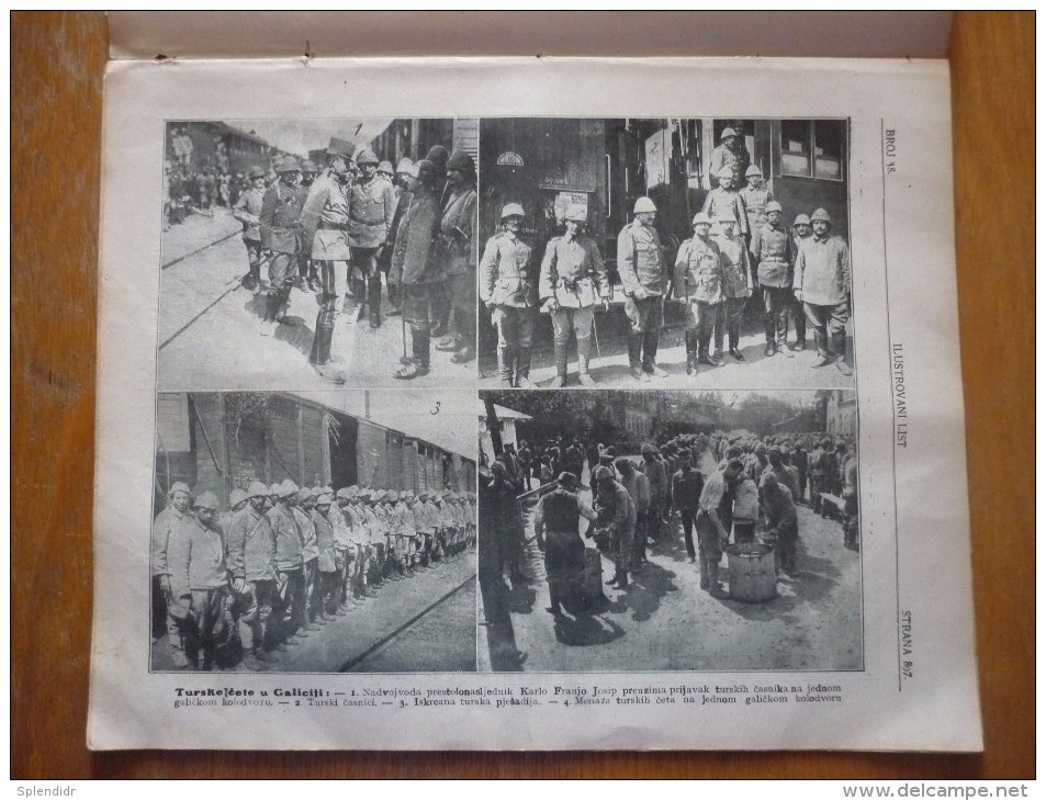 No 38-1916-CROATIA MAGAZINE-(GERMAN WEHRMACHT WWI ) - Autres & Non Classés