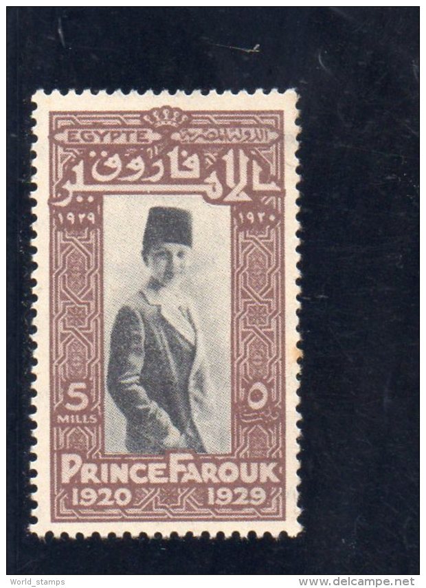 EGYPTE 1929 * - Unused Stamps