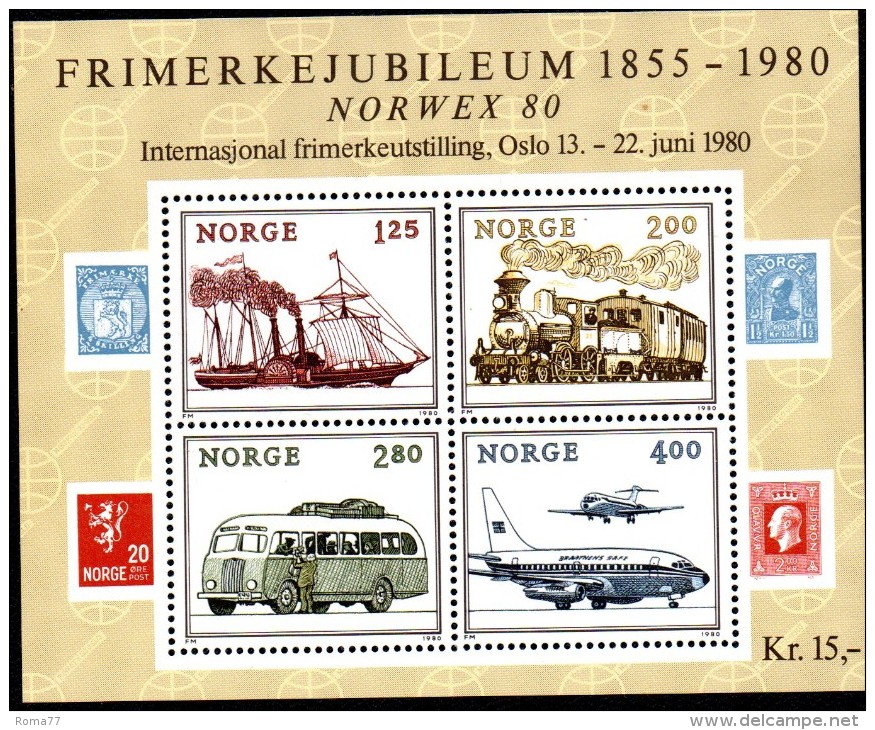 BF107 - NORVEGIA 1972 , Il BF N. 4 ***  MNH - Blocchi & Foglietti