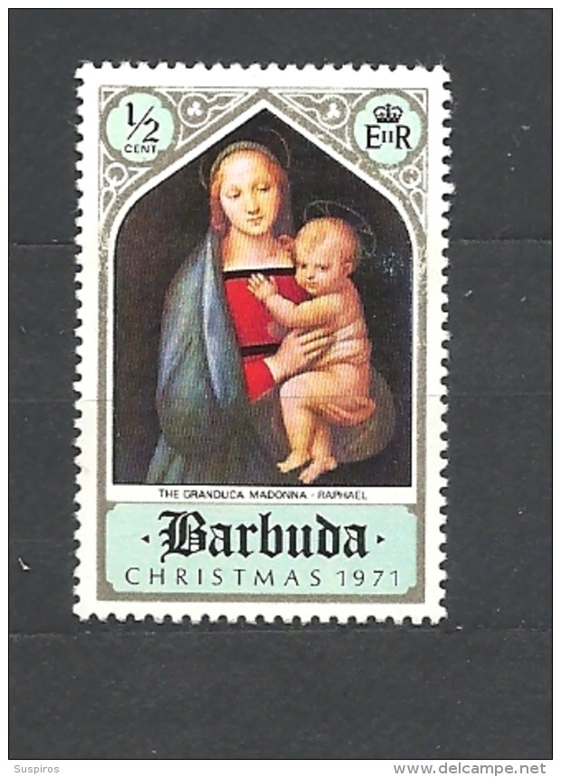 BARBUDA  1971 Christmas MNH** - Antigua E Barbuda (1981-...)