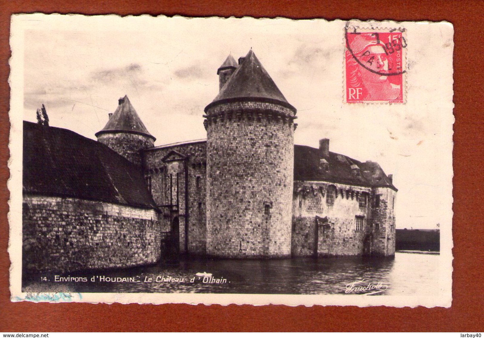 1 Cpa Chateau D Olhain - Houdain