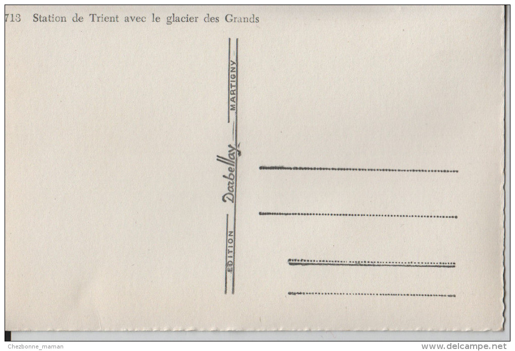 6713 Station De Trient "Grand Hôtel" édit Martigny - Martigny