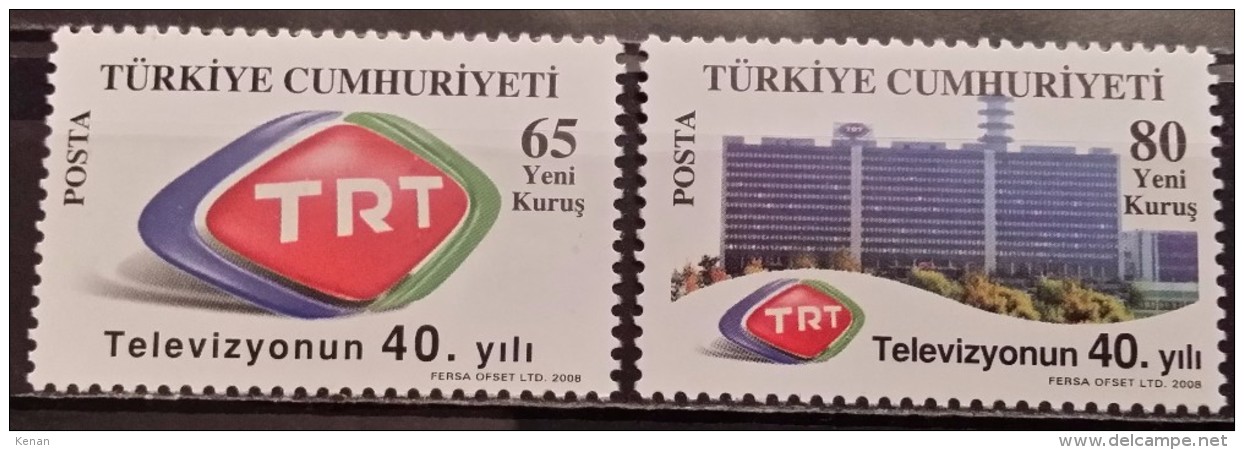 Turkey, 2008, Mi: 3642/43 (MNH) - Ongebruikt