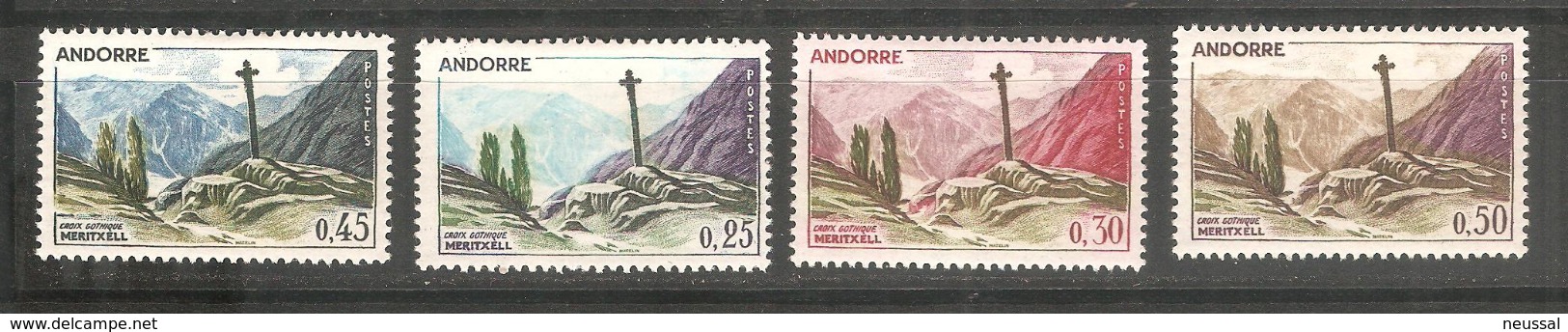 Serie  Nº 158/61  Andorra Francesa - Neufs