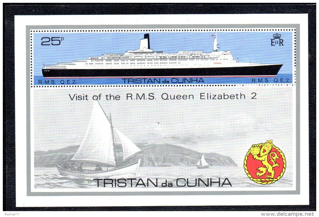 BF142 - TRISTAN DA CUNHA 1979 Visit Of Queen Elizabeth 2 Sheetlet  ***  MNH - Tristan Da Cunha