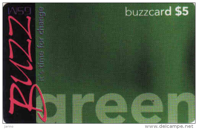 Tanzanie - Buzzcard 5$ Prepaid, Green - Tanzania