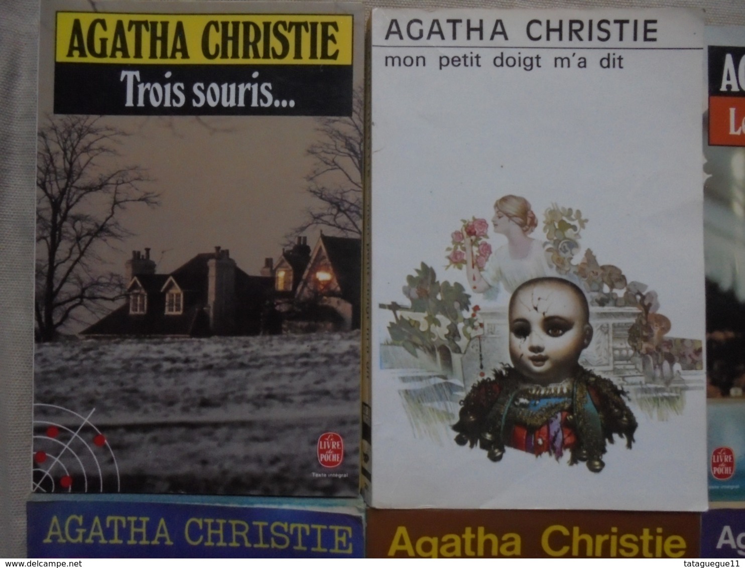 Vintage - Petit Lot - 6 Livres Agatha Christie - Collections Diverses Années 70/80 - Agatha Christie