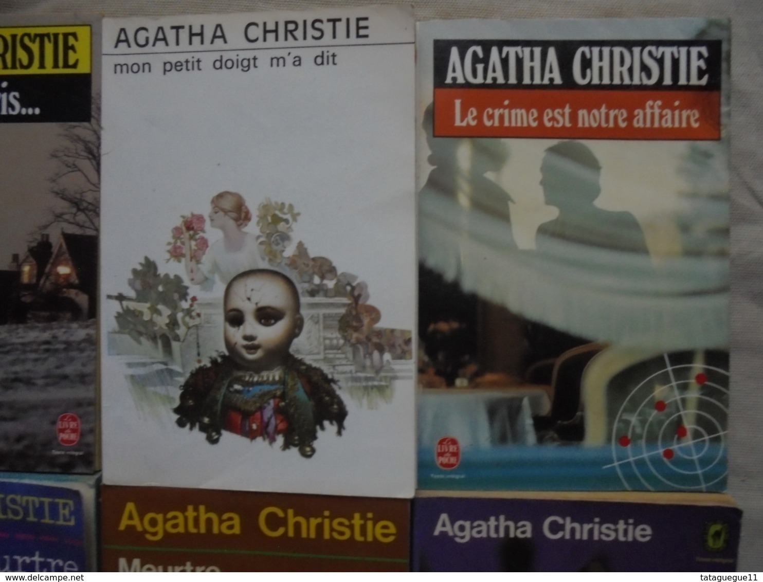 Vintage - Petit Lot - 6 Livres Agatha Christie - Collections Diverses Années 70/80 - Agatha Christie