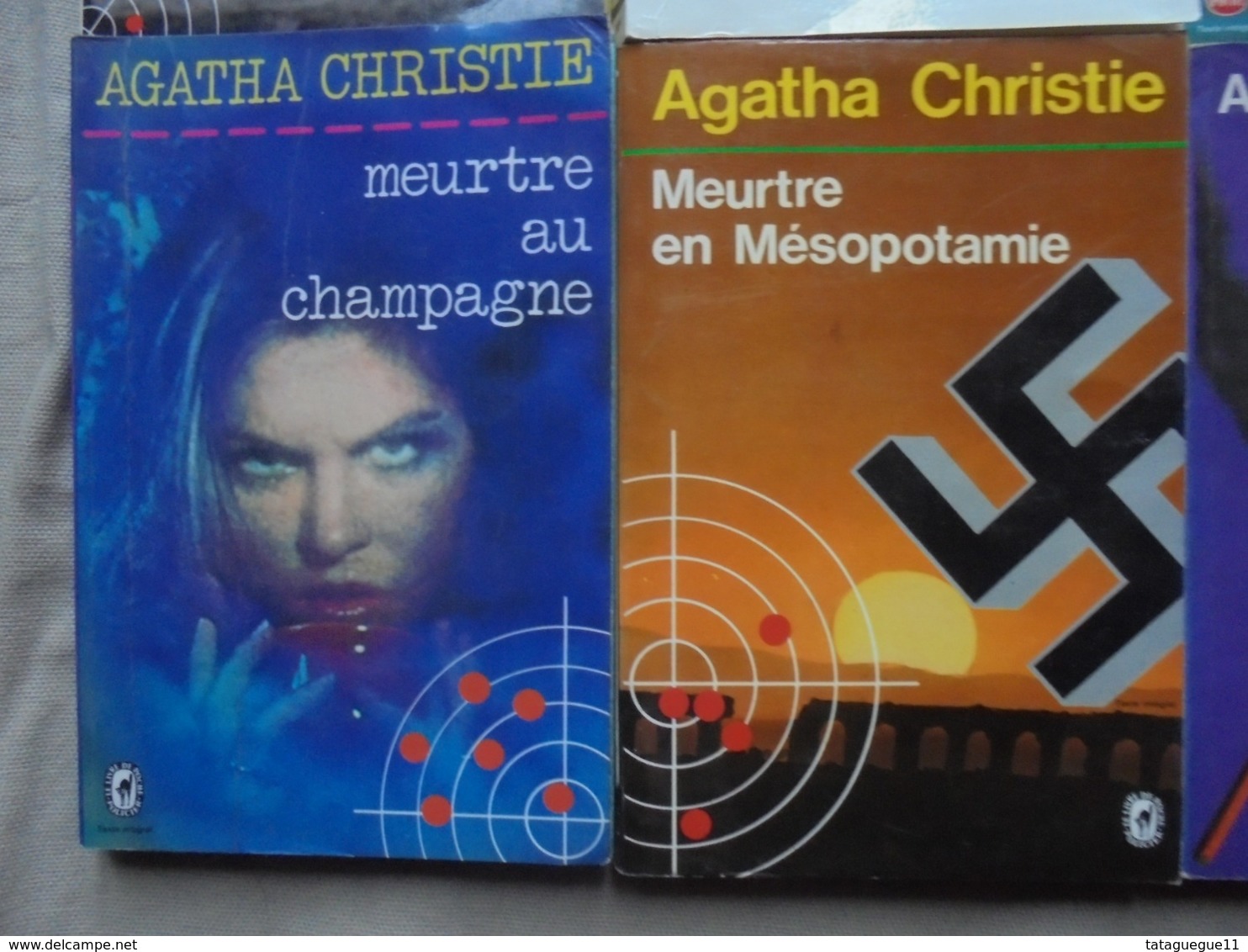 Vintage - Petit Lot - 6 Livres Agatha Christie - Collections Diverses Années 70/80 - Agatha Christie