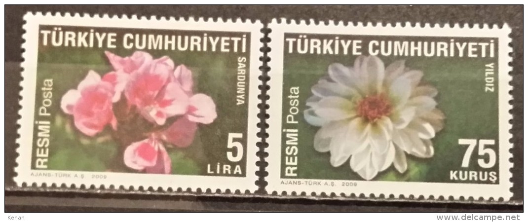 Turkey, 2009, Mi: ZZ 279/80 (MNH) - Ongebruikt