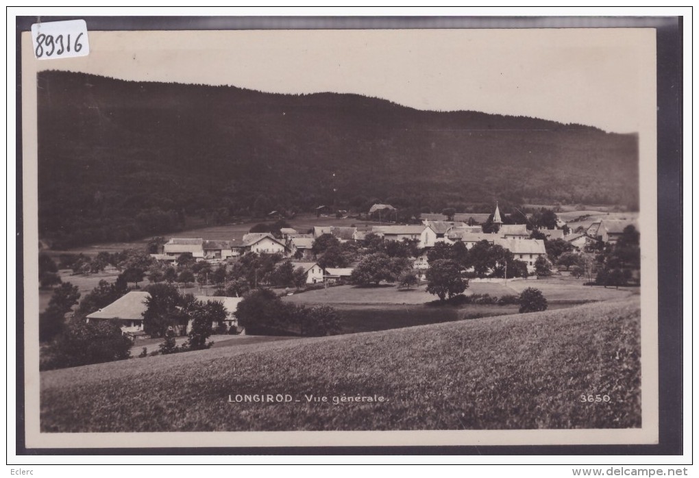 DISTRICT D´AUBONNE /// LONGIROD - TB - Longirod