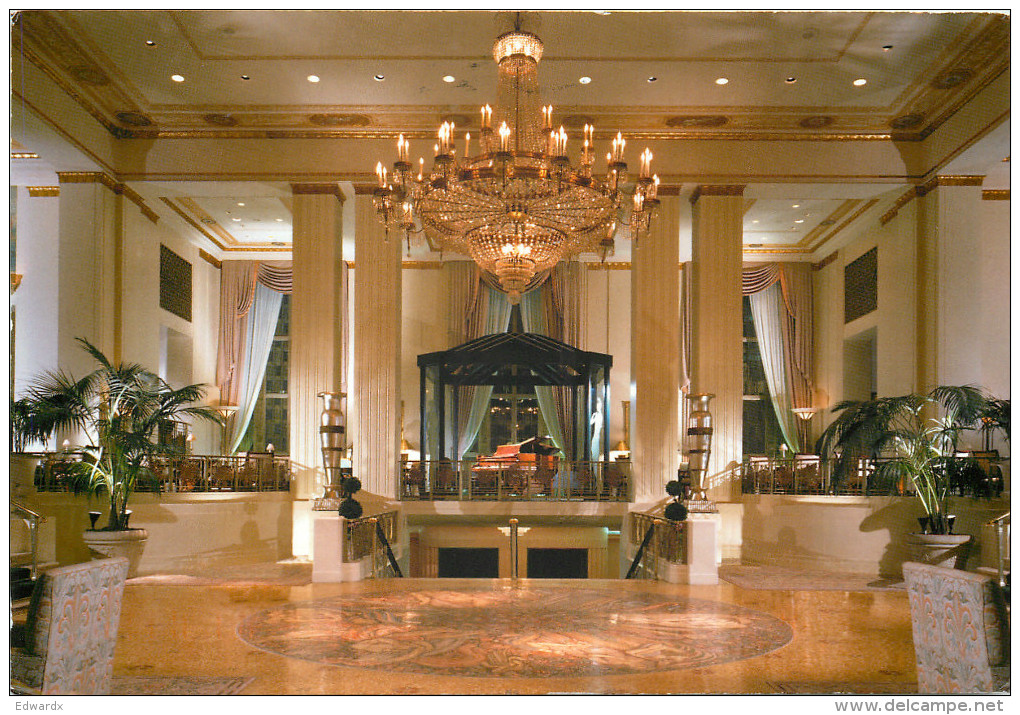 Waldorf Astoria Hotel, New York City NYC, New York, United States US Postcard Posted 2009 Stamp - Bar, Alberghi & Ristoranti