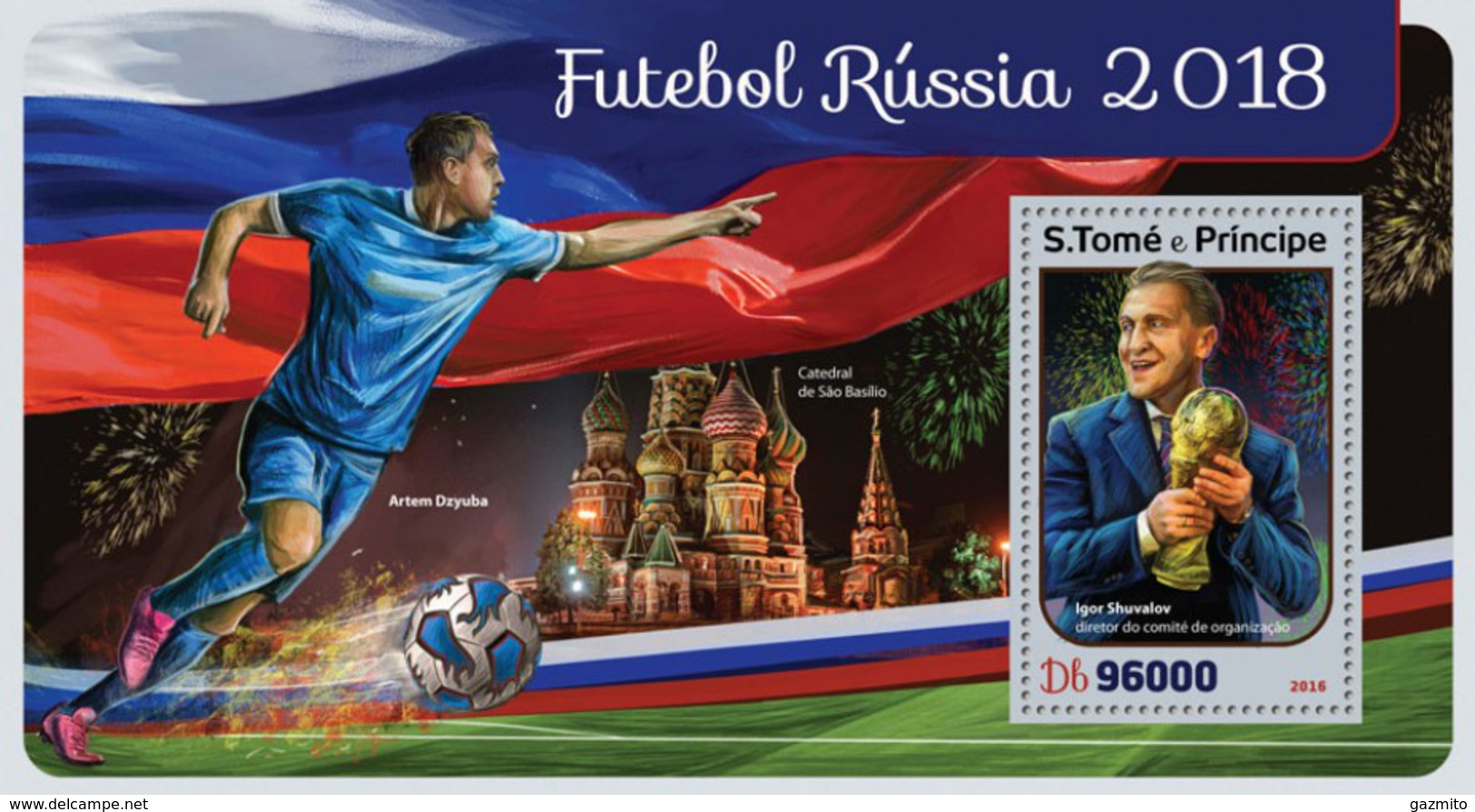 S. Tomè 2016, World Football Cup In Russia, BF - 2018 – Rusia