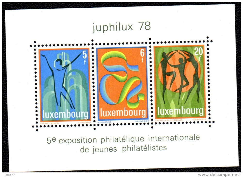 BF176 -  LUSSEMBURGO 1978 , Il BF N. 12  ***  MNH . - Blocks & Kleinbögen