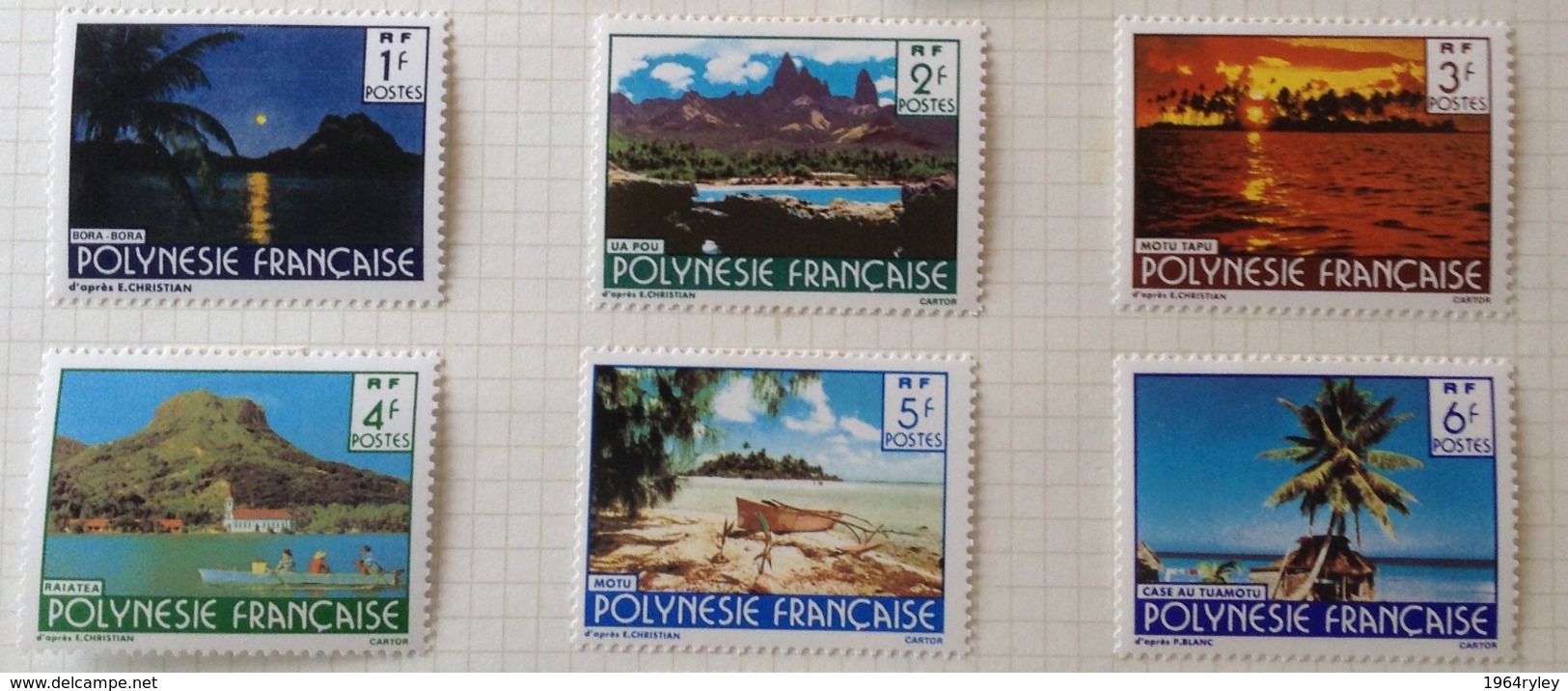 French Polynesia - 1986 MH* # 438/443 - Ungebraucht