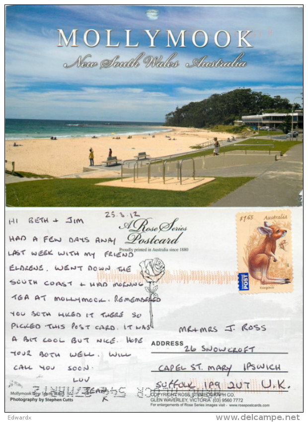 Reptile Park, Somersby, NSW, Australia Postcard Posted 2012 Stamp - Autres & Non Classés