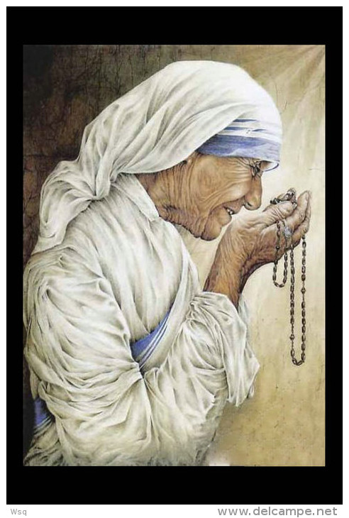 (N63-116  )   1979 Nobel Peace Prize India Mother Teresa  , Prestamped Card, Postal Stationery-Entier Postal-Ganzsache - Mère Teresa