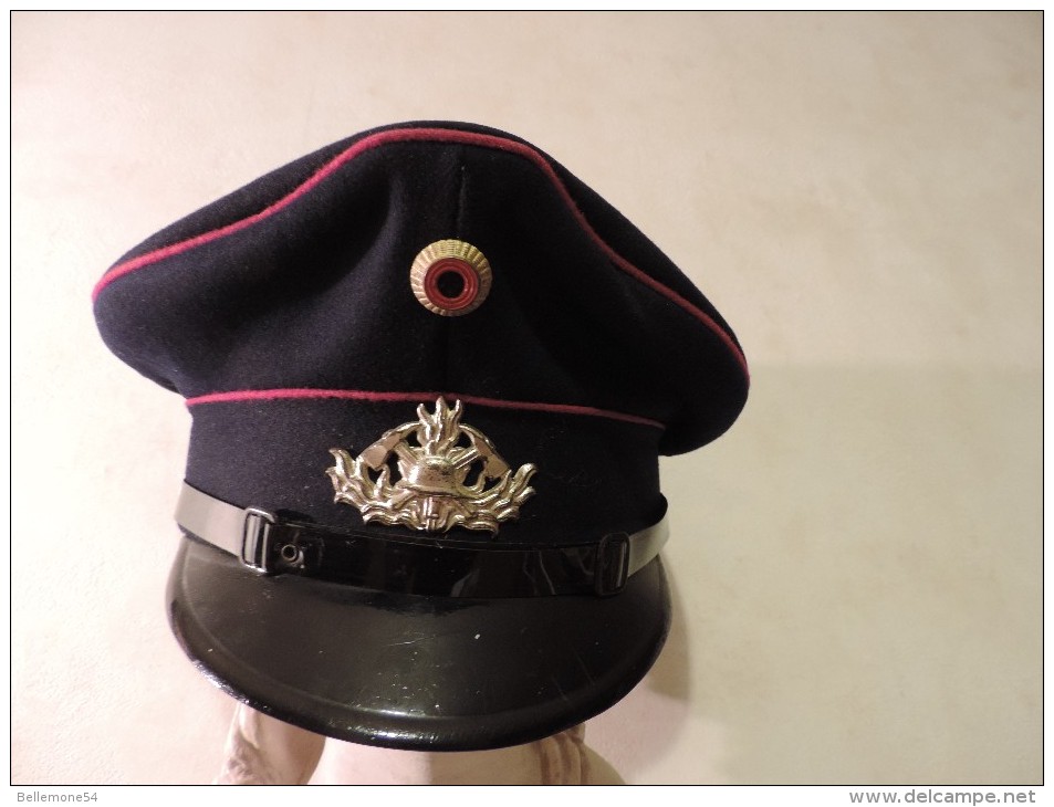 Rare Casquette De Sapeurs Pompiers Allemagne De L'ouest - Pompieri