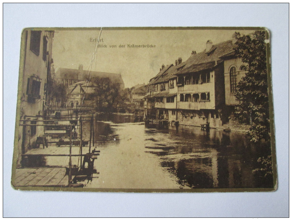 GERMANY/ERFURT USED POSTCARD 1917 - Erfurt