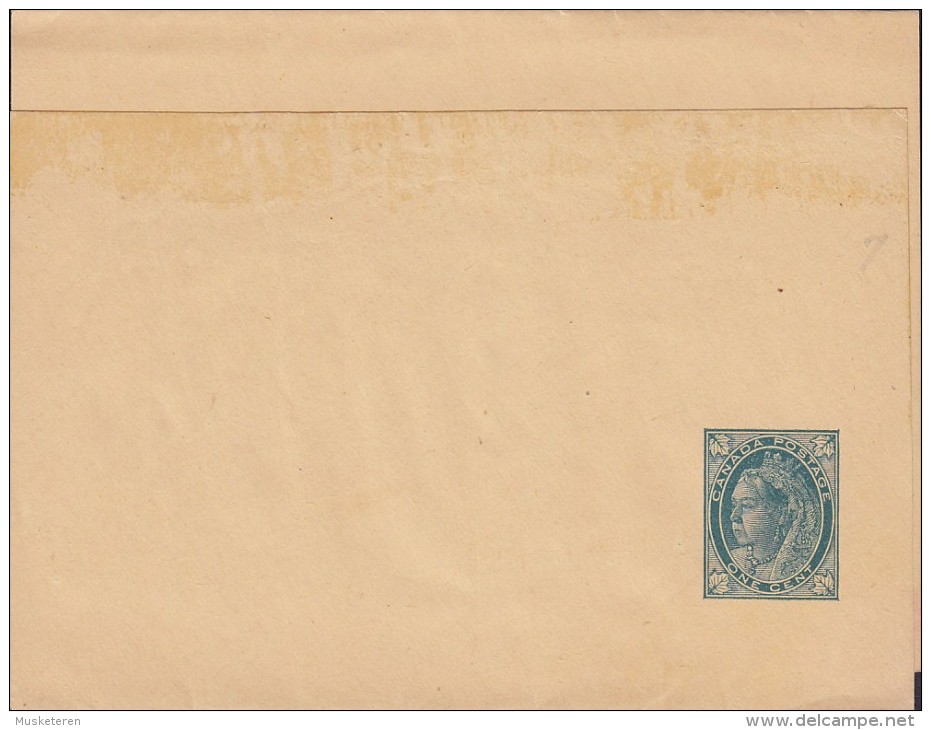 Canada Postal Stationery Ganzsache Entier 1c. Victoria Wrapper Streifband Bande Journal Unused - 1860-1899 Regering Van Victoria
